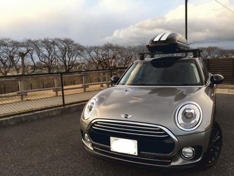 F54 ルーフレール無し車にベースマウント取り付け - MINI 春日井