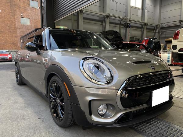 取付レポート」F54COOPER-S×EIBACH×JCWステアリング×JCW-USフェンダー